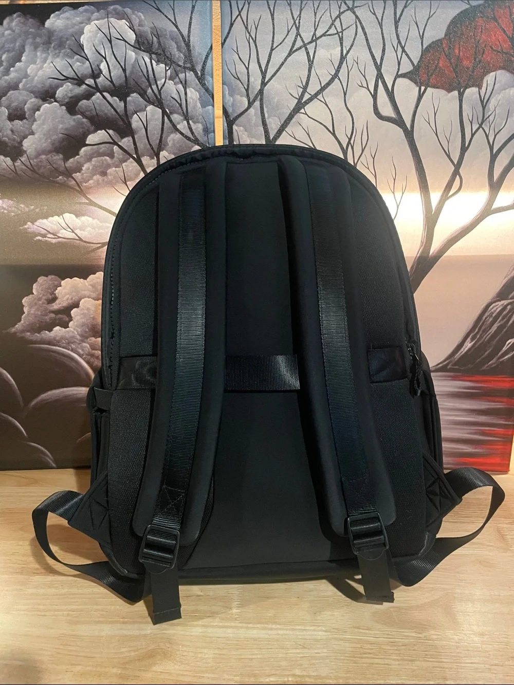 Faux Neoprene Backpack - All In Motion, Black
